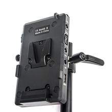 FOTGA V-Lock Power Supply Systerm D-tap Battery Plate Adapter V Mount Plate for Broadcast SLR HD camera 2024 - buy cheap