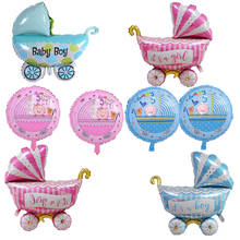 Globos de aluminio para Baby Shower, Baby Shower, niño y niña, color rosa/azul, regalo para fiesta, primer cumpleaños 2024 - compra barato