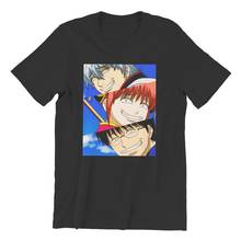 Camiseta masculina gintama ionozuya sakata katdiversão anime camiseta engraçada algodão puro camiseta harajuku 2024 - compre barato