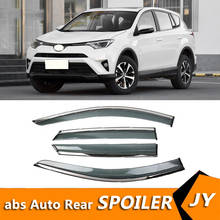 Для TOYOTA RAV4 2016-2019 оконный козырек вентиляционные оттенки Защита от солнца дождя для TOYOTA RAV авто аксессуары 4 шт./компл. 2024 - купить недорого