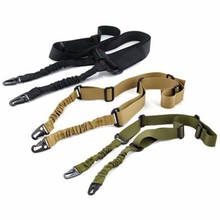Two Point Rifle Sling Tactical Gun Sling Swivels Bungee Belt Military Outdoor Shooting Hunting Accessories 2 Point Gun Strap 2024 - buy cheap
