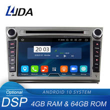 LJDA Android 10 автомобильный DVD-плеер для SUBARU OUTBACK 2008-2013 GPS-навигация стерео 2 Din автомобильный радиоприемник 4G + 64G Мультимедиа DSP 8 ядер 2024 - купить недорого