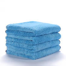 Microfibra toalha de lavagem de carro pano de limpeza automática porta janela cuidados grosso forte absorção de água toalha para carro casa acessórios automóveis 2024 - compre barato