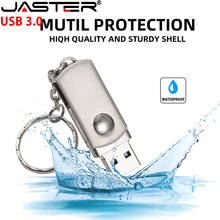 JASTER Stainless Steel USB 3.0 Pen Drive 128GB USB Flash Drive 16GB 32GB 64GB Pendrive USB Stick with Keychain Flash Drive 2024 - buy cheap