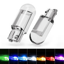 2Pcs T10 W5W Glass COB LED Car BulbWedge License Plate Lamp Dome Light 2024 - buy cheap