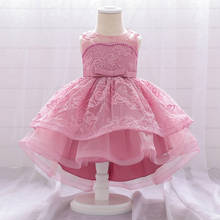 Newborn Clothes Infant Dresses For Baby Girls Wedding Party Princess Dress Baby Lace 1st Year Birthday Dress 3 9 12 18 24 Month 2024 - buy cheap