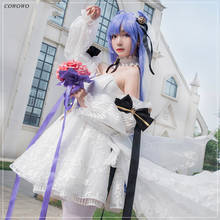 Anime! Azur Lane HMS Unicorn Flower Wedding Dress Gorgeous Elegant Uniform Cosplay Costume Party Suit For Women Free Shipping 2024 - buy cheap