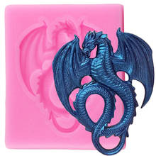 Sugarcraft Dragon Silicone Mold Fondant Mould Cake Decorating Tools Chocolate Gumpaste Mold Candy Clay Kitchen Baking 2024 - buy cheap