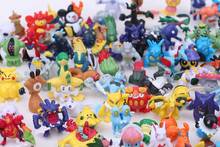 Самые популярные куклы 144 POKEMON GO Pokemon Pikachu, украшения для кукол 2-3 см, ПВХ детские игрушки, подарки 2022 - купить недорого