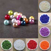 100Pcs Colorful Round Pearl Beads 8mm For Jewellery Marking Diy Loose Spacer Beads Bracelet Necklace Charm Jewelry Finding 2024 - buy cheap