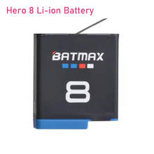 Original Batmax for Gopro Hero 8 Li-ion Battery Black Hero 8 Black GoPro Hero 7 Cam Akku + LED USB Charger 2024 - buy cheap