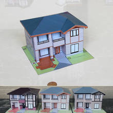 Modelo de papel 3D para construcción de casa, modelo de Origami con diseño de casa o casa, con diseño de casa o casa, ideal para la inteligencia de padres e hijos 2024 - compra barato