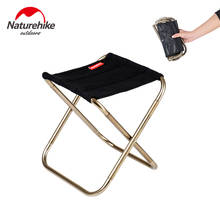 Naturehike Factory Store Outdoor Portable Oxford Aluminum Folding Step Stool Camping Fishing Chair Camping Equipment 243g 2024 - buy cheap