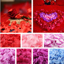 1000pcs Artificial Rose Flower Petals Silk Petalos De Rosa De Boda Wedding Decorations Artificial Petals For Christmas Decor 5Z 2024 - compre barato