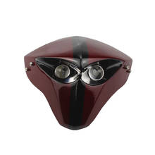 Faro LED de 12V para motocicleta, luz de cabeza de calavera con tubos de horquilla de 43-46mm para Harley, Honda, Yamaha, Suzuki y Kawasaki 2024 - compra barato