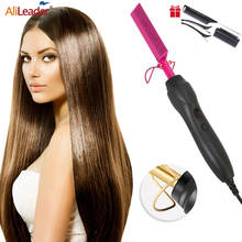 Alileader Hot Selling Hair Straightener Negative Ionic Hair Flat Iron Professional Hair Straightener Hot Heating Comb Straight 2024 - buy cheap