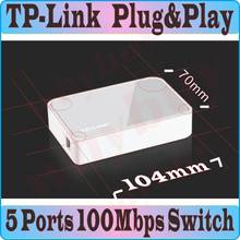 Tp-link-conmutador de escritorio Plug & Play, 5 puertos RJ45, 100Mbps, SOHO Ethernet, Lan Hub, semidúplex completo, intercambio rápido 2024 - compra barato
