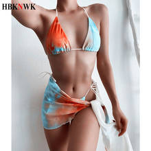 2020 Sexy Bandage Bikinis Three-Piece set Women Swimsuits Summer Beach Swimwear Female Push up Bikini Female Swim Bathing suits 2024 - buy cheap