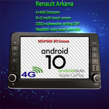 Kit multimídia para carro, 2 din, android 10, navegação gps, rádio, reprodutor de vídeo e dvd para renault duster darkana 2002-2013 2024 - compre barato