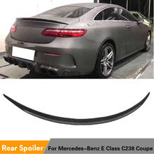 For Mercedes-Benz E Class W238 C238 E250 E400 E500 E550 2017 - 2019 Carbon Fiber Rear Trunk Spoiler Wing Boot Lip 2024 - buy cheap