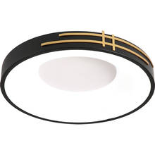 Nordic Ins Luxury Black Round Ultra-Thin Ceiling Light Iron Art Simple Modern Indoor Lighting Bedroom Living Room Studio Study 2024 - buy cheap