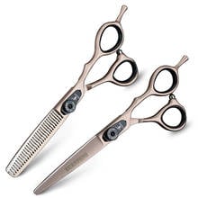 6 inch spring tone Japanese hair scissors barber cutting and thinning scissors manufactured by Japan 440C 2024 - buy cheap