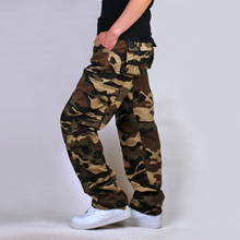 Camouflage Pants Casual Camo Cargo Trousers Hip Hop Joggers Streetwear Pantalon Homme Multi-pocket Military Tactical Pants 2024 - buy cheap