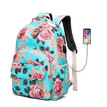 Mochila infantil de princesa floral, mochila escolar fofa para meninas adolescentes 2020 2024 - compre barato