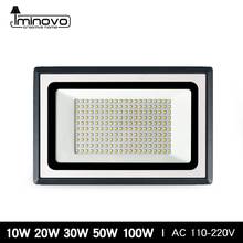 LED Flood Light Outdoor Spotlight Floodlight 10W 20W 30W 50W 100W Wall Washer Lamp Reflector IP65 Waterproof Garden AC 220V 110V 2024 - buy cheap