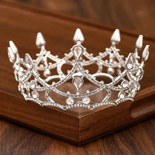 GETNOIVAS 1PCS Luxury Retro Baroque Crystal Handmade Tiara Bride Wedding Crown Headband Hairband Hair Jewelry Accessories SL 2024 - buy cheap