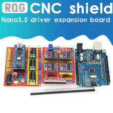 NANO 3.0 CNC shield V3 V4 engraving machine 3D Printer + A4988/DRV8825 driver expansion board UNO R3 with USB cable 2024 - buy cheap