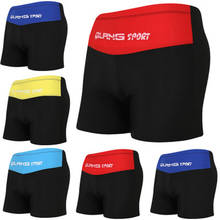 New Arrivie Swimwear Men Swimming Trunks Hot Swimsuits Boxer Shorts Flame Print Swim Suit Boys Beach Shorts Wear 2024 - buy cheap