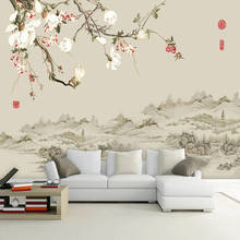 Custom Mural Wallpaper Chinese Style Flower Bird Wall Painting Wall Papers Home Decor Living Room Sofa TV Background Photo Paper 2024 - buy cheap