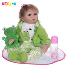 22 Inch Lifelike Reborn Dolls Silicone Soft Vinyl Cute Babies Toy Doll Cosplay Frog 55 cm Kids Chirstmas Gift Menina Brinquedo 2024 - buy cheap