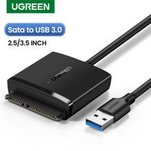 Ugreen SATA USB Adapter USB 3.0 2.0 to Sata 3 Cable Converter Cabo For 2.5 3.5 HDD SSD Hard Disk Drive Sata to USB Adapter 2024 - купить недорого