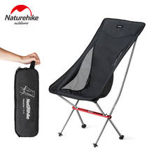 NatureHike-silla portátil plegable con forma de luna para acampar, taburete de jardín ultraligero, asiento alargado para bocetos, carga de 150KG 2024 - compra barato