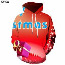 Sudadera con capucha 3d para hombre, ropa con estampado de árbol de Navidad, regalo informal de Anime, Hip-Hop, moda de otoño 2024 - compra barato