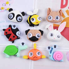 8pcs DIY Slime Supplies Accessories Phone Case Decoration for Slime Filler Miniature Resin Animal Cute Bee Rabbit 2024 - buy cheap