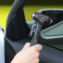 Car Safety Life Hammer Auto Emergency Escape Rescue Tool Seatbelt Cutter Window Punch Glass Breaker Long Handle High Quality D19 2024 - купить недорого