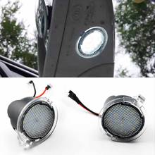 1 par de lâmpadas led para carro embaixo do espelho, luz de boas-vindas para ford mondeo taurus envio flex explorer 2024 - compre barato