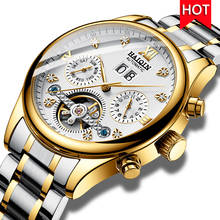 HAIQIN Men's watches Automatic mechanical Men Watches Business Watch men top brand luxury Military Waterproof Tourbillon Clock 2024 - buy cheap