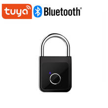 Tuya Bluetooth замок отпечатков пальцев, БЕСКЛЮЧЕВОЙ замок отпечатков пальцев, USB, перезаряжаемый дверной замок, умный ящик для отпечатков пальцев 2024 - купить недорого