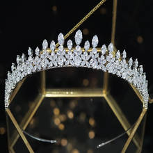 Tiaras para casamento, coroa de princesa para festa e baile de cabelo, zircônia cúbica da moda, 16 peças 2024 - compre barato