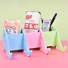 Elephant Desk Pen Holder Organizer Pencil Case Stand For Pens Office Accessories Also For Mobile Phone Pencil Holder 2024 - buy cheap