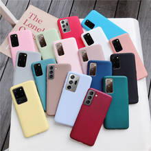 Роскошный Матовый силиконовый чехол для телефона Huawei Honor 10X Lite, мягкая задняя крышка из ТПУ для Honor 10X, легкий противоударный чехол карамельных цветов 2024 - купить недорого