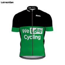 SPTGRVO-Camiseta de ciclismo para hombre y mujer, ropa de Ciclismo de manga corta, camisetas de verano, color verde, LairschDan 2024 - compra barato