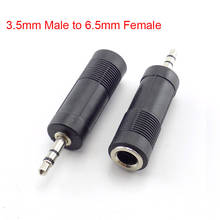 6.5 to 3.5 Earphone Adapter 3.5mm Male to 6.5mm Female Jack Plug Stereo Socket Audio Cable Converter Adapter 2024 - buy cheap