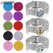 New Aromatherapy Jewelry 316L Stainless Steel Aromatherapy Bracelet Tree of Life Locket Bracelet Wristbands Christmas Gift 2024 - buy cheap