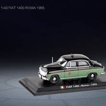 1/43 Fiat 1400 Roma 1955 TAXI Diecast Italian Car Model Collection Decoration cab classic with original box kids toys Gifts show 2024 - buy cheap