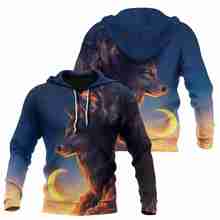 JUMEAST 2021 3d Printing Hoodies New Arrivals Pullover Men Wolf Sports Hoodies Men Hip Hop Sweatshirts Oversize 2024 - buy cheap